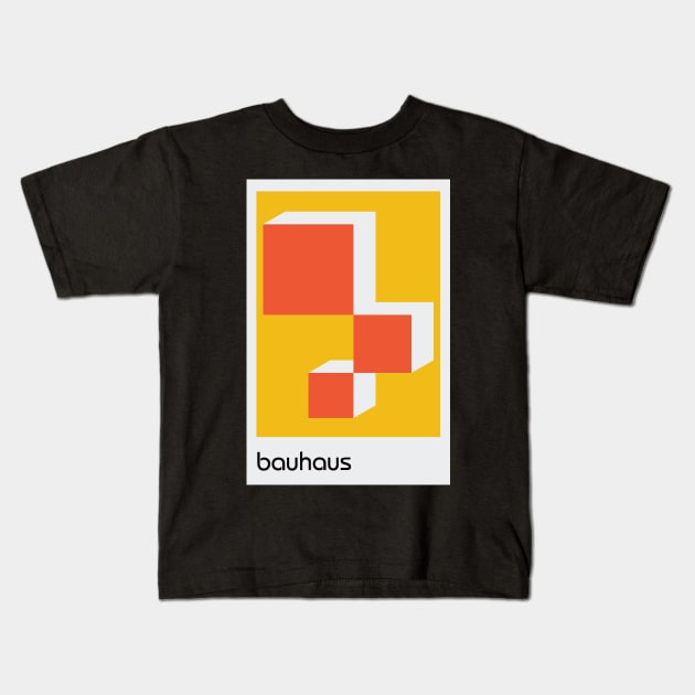 Bauhaus #104 Kids T-Shirt by GoodMoreInc